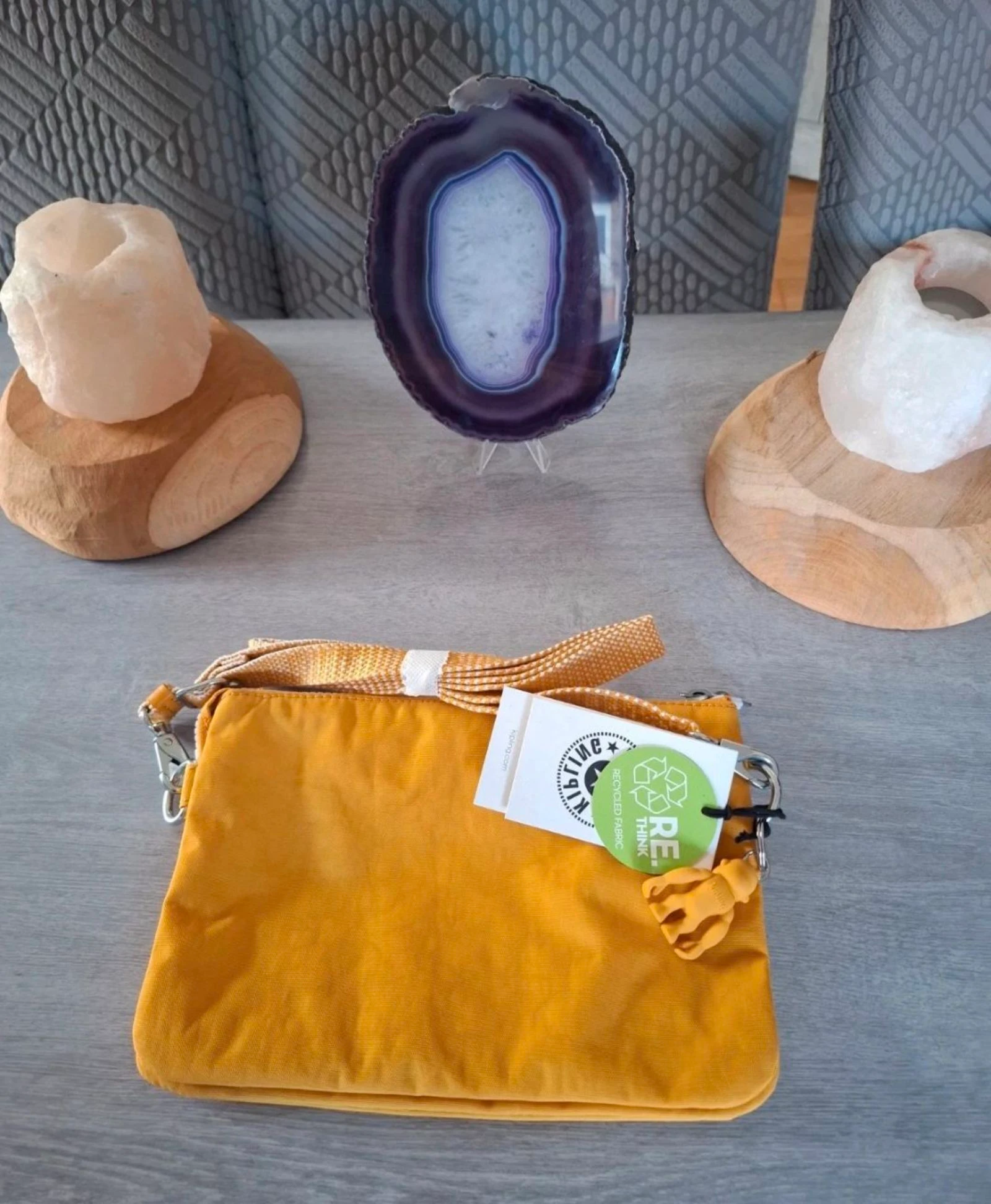 Lindo sacola mostarda Kipling – photo 2